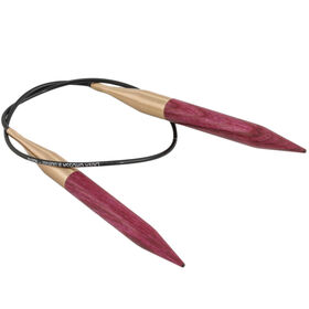 Lana Grossa Rondbreinaalden Designer Hout Signal dikte 8,0/40cm