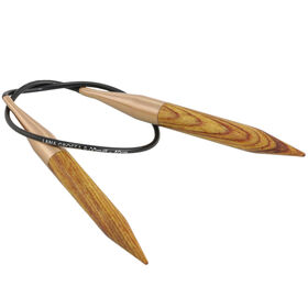 Lana Grossa Rondbreinaalden Designer Hout Signal dikte 9,0/40cm