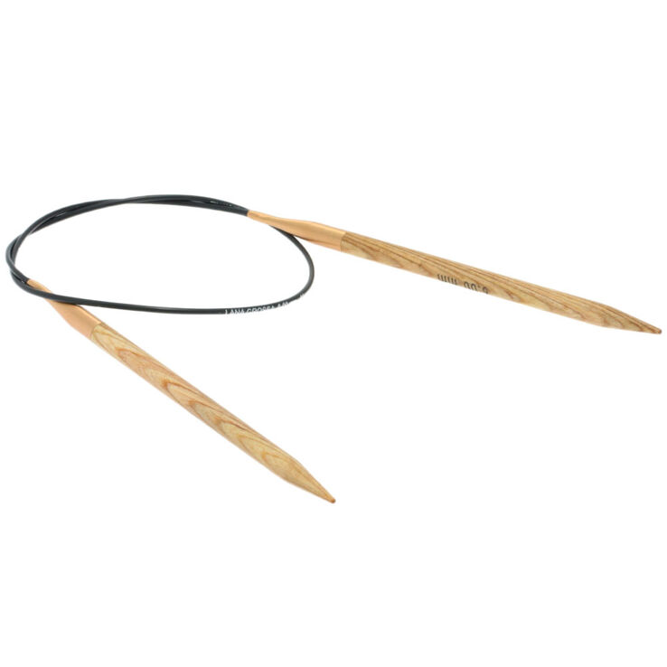 Lana Grossa Rondbreinaalden Designer Hout Signal dikte 6,0/60cm