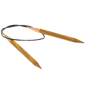 Lana Grossa Rondbreinaalden Designer Hout Signal dikte 9,0/60cm