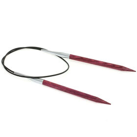 Lana Grossa Rondbreinaalden Designer Hout Signal zilver dikte 6,5/60cm
