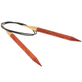 Lana Grossa Rondbreinaalden Designer Hout Signal dikte10,0/80cm