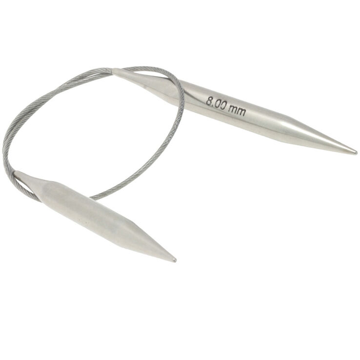 Lana Grossa Rondbreinaalden roestvrij staal dikte 8,0/40cm