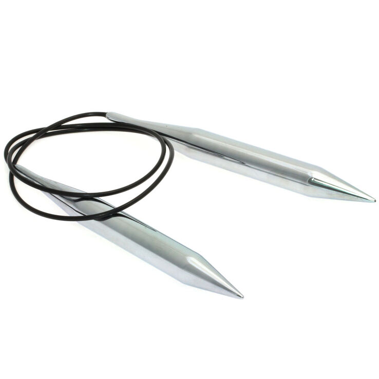 Lana Grossa Rondbreinaalden Messing dikte15,0/80cm