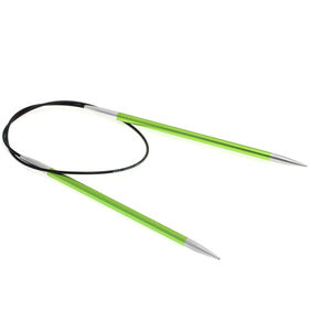 Lana Grossa Rondbreinaalden Aluminium Rainbow dikte 5,0/40cm