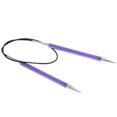 Lana Grossa Rondbreinaalden Aluminium Rainbow dikte 6,5/40cm