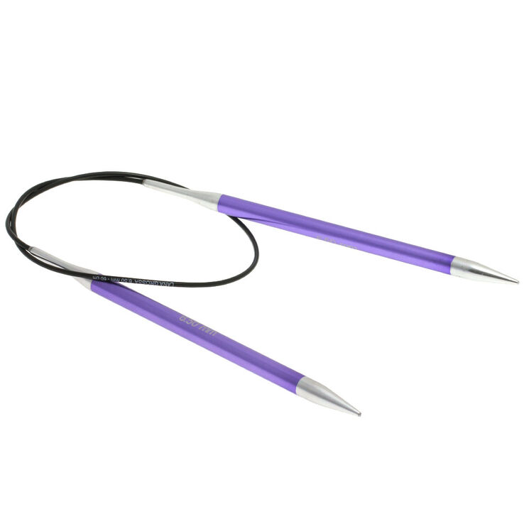 Lana Grossa Rondbreinaalden Aluminium Rainbow dikte 6,5/40cm