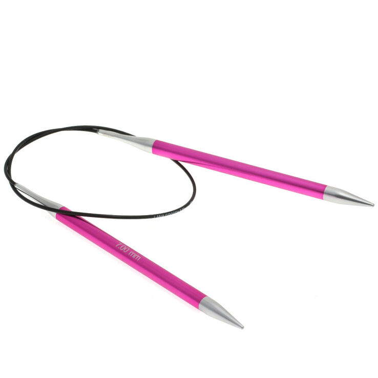 Lana Grossa Rondbreinaalden Aluminium Rainbow dikte 7,0/60cm