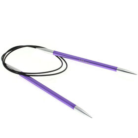 Lana Grossa Rondbreinaalden Aluminium Rainbow dikte 6,0/100cm