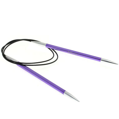 Lana Grossa Rondbreinaalden Aluminium Rainbow dikte 6,0/80cm