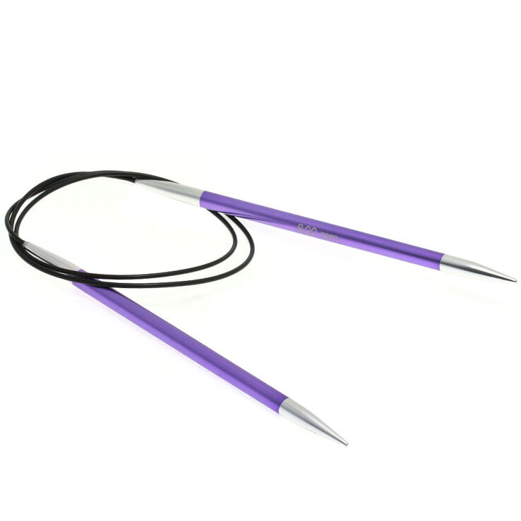 Lana Grossa Rondbreinaalden Aluminium Rainbow dikte 6,0/80cm