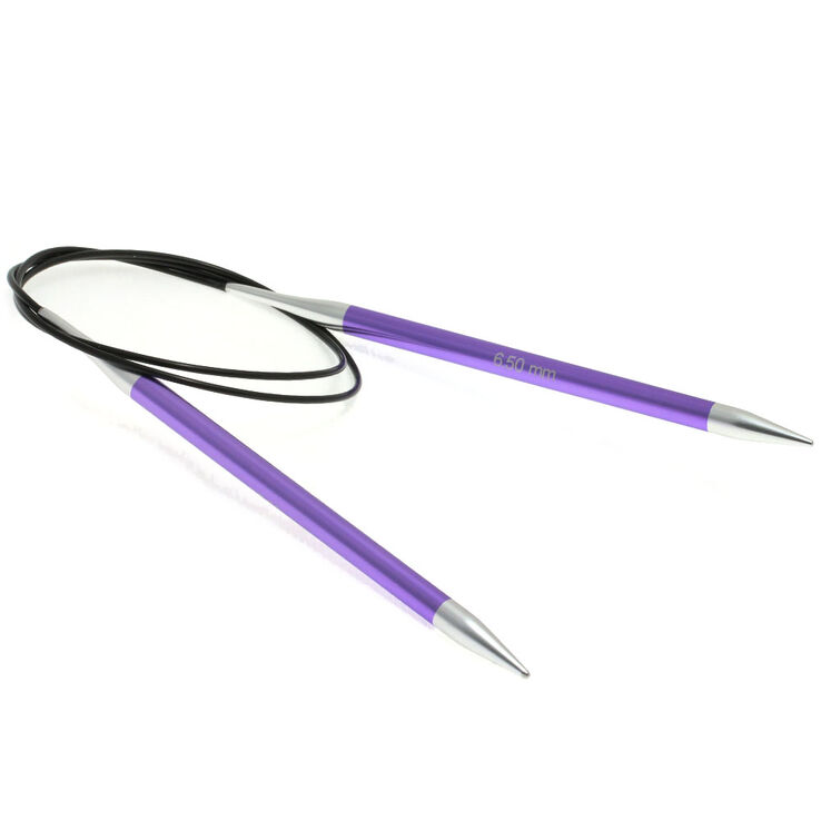 Lana Grossa Rondbreinaalden Aluminium Rainbow dikte 6,5/80cm
