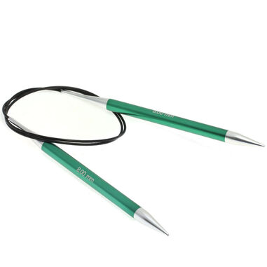 Lana Grossa Rondbreinaalden Aluminium Rainbow dikte 8,0/80cm