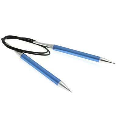 Lana Grossa Rondbreinaalden Aluminium Rainbow dikte 9,0/80cm