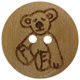UNION KNOPF 451020/15mm | 904-Teddy motief