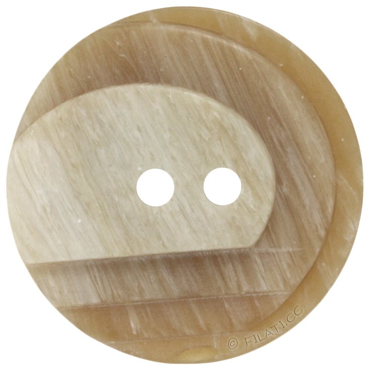 Union Knopf UNION KNOPF 45755/23mm | 16-bruinbeige