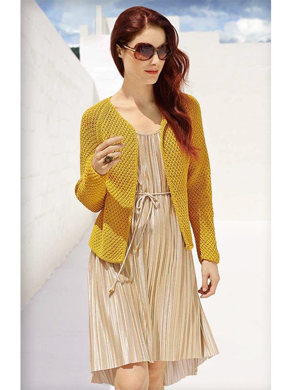 Lana Grossa GEEL VEST Nobile