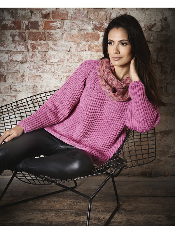 Lana Grossa PATENTTRUI MET RAGLANACCENTUERING Cool Wool Big