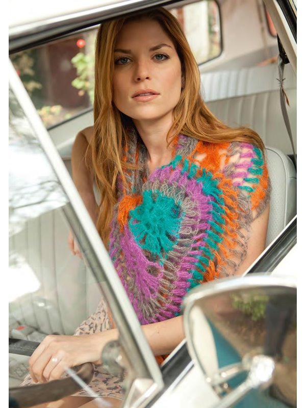 Lana Grossa FLOWER-POWER-STOLA Silkhair