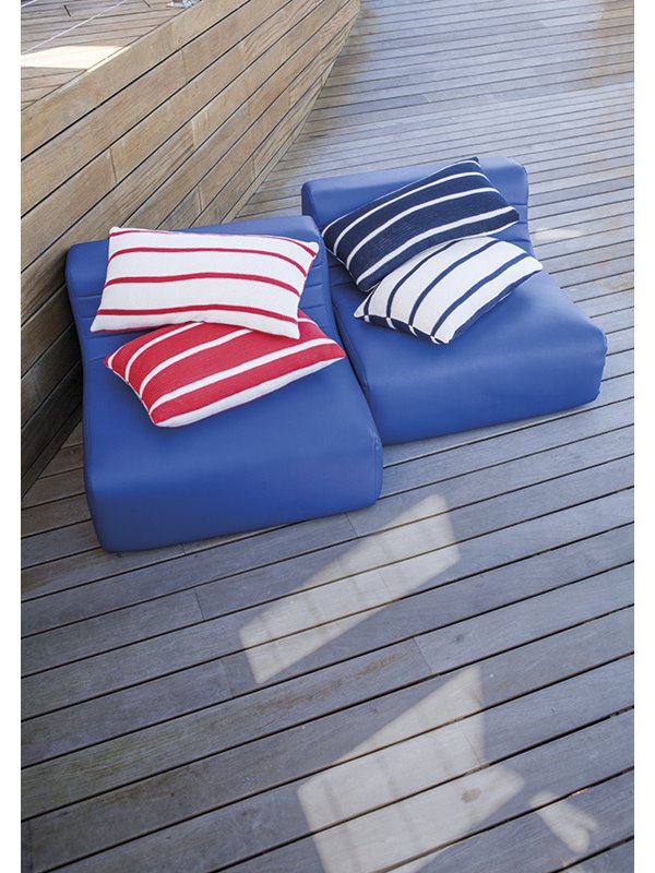 Lana Grossa VIER KUSSENs MET STREPEN Organico