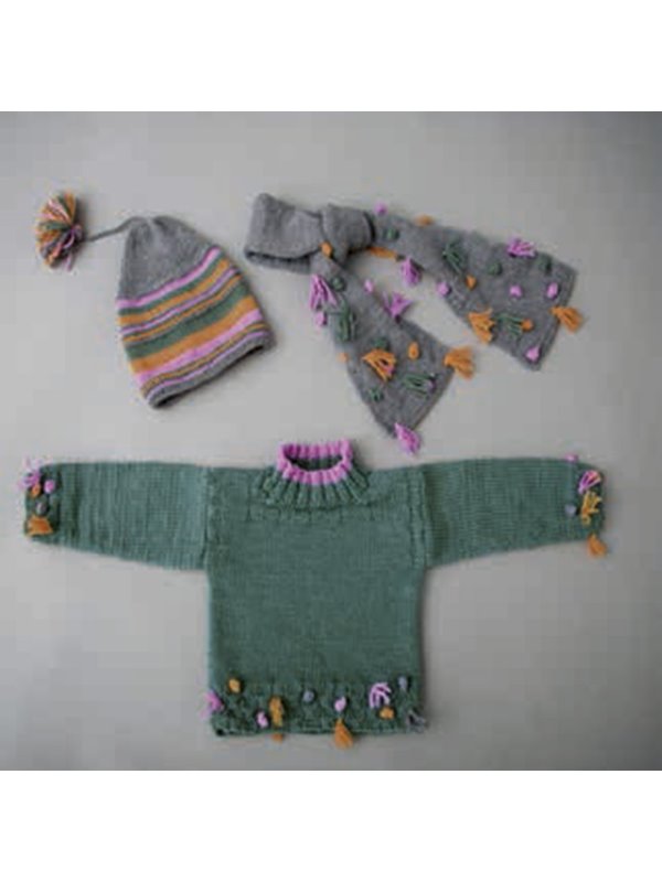 Lana Grossa TRUI, SJAAL EN MUTS Cool Wool Big Melange/Big