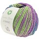 Lana Grossa A MANO (Linea Pura) | 15-rood violet/petrol/licht groen/donker groen/resedagroen