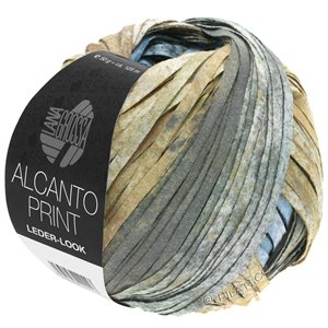Lana Grossa ALCANTO Print | 206-natuur/zandbruin/grijs