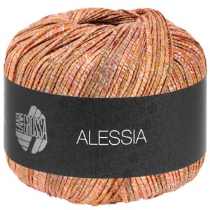 Lana Grossa ALESSIA | 106-zalm/koper/groengrijs/donker grijs