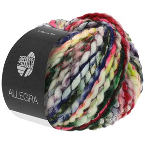 Lana Grossa ALLEGRA | 02-felroze/geelgroen/violet/petrol/licht grijs