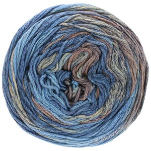Lana Grossa ALTA MODA COTOLANA Print | 106-grijs blauw/donker blauw/grège/grijs bruin