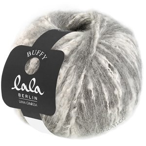 Lana Grossa BUFFY (lala BERLIN) | 11-grijs/ruwe witte