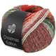 Lana Grossa CHRISTMAS EDITION BIG | 202-grijs rood/rood/ecru/zwartrood/Wit rood/oranje/donker groen/witgroen/donker grijs/donker rood gestreept
