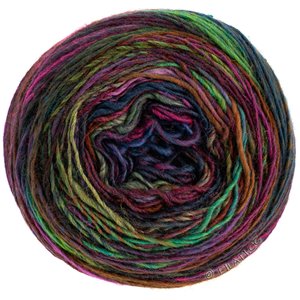 Lana Grossa COLORISSIMO | 22-violet/smaragd/geelgroen/grijs blauw/roest/koper/donker grijs
