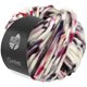 Lana Grossa CONFETTI Print | 205-wit/foksia/donker violet/rozenhout/rood/Violet paars/mokka/zwart/grijs/antraciet