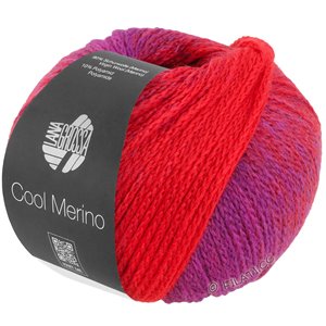 Lana Grossa COOL MERINO Dégradé | 306-rood violet/donker rood/rood