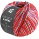 Lana Grossa COOL WOOL 4 SOCKS PRINT III | 7206-rood/opaalgroen/wit/paars/foksia