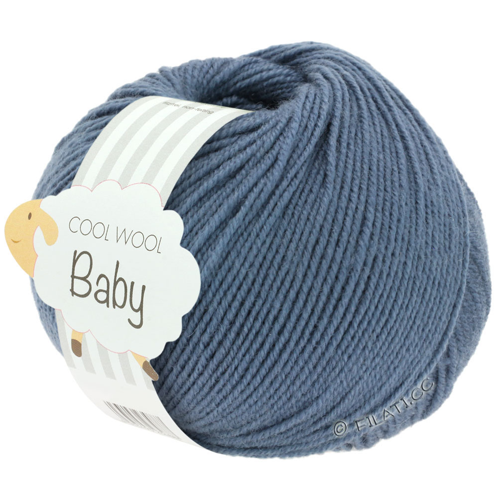 Lana Grossa COOL WOOL Baby 25g | 263-duifblauw