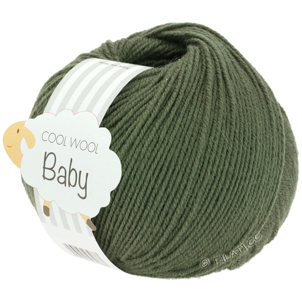 Lana Grossa COOL WOOL Baby 25g | 274-mosgroen