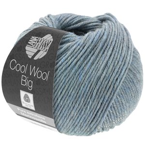 Lana Grossa COOL WOOL Big  Uni/Melange | 7354-grijs blauw gemêleerd