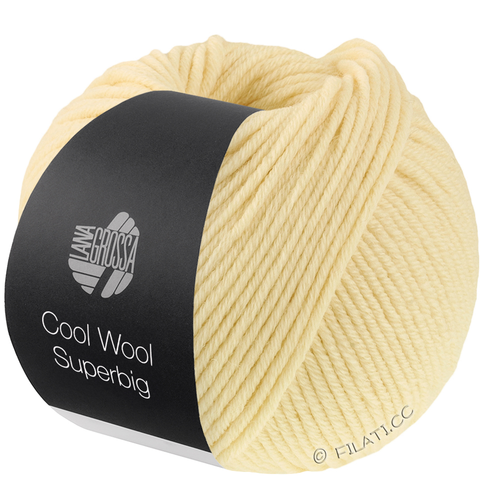 Lana Grossa COOL WOOL Superbig | 49-bleekgeel