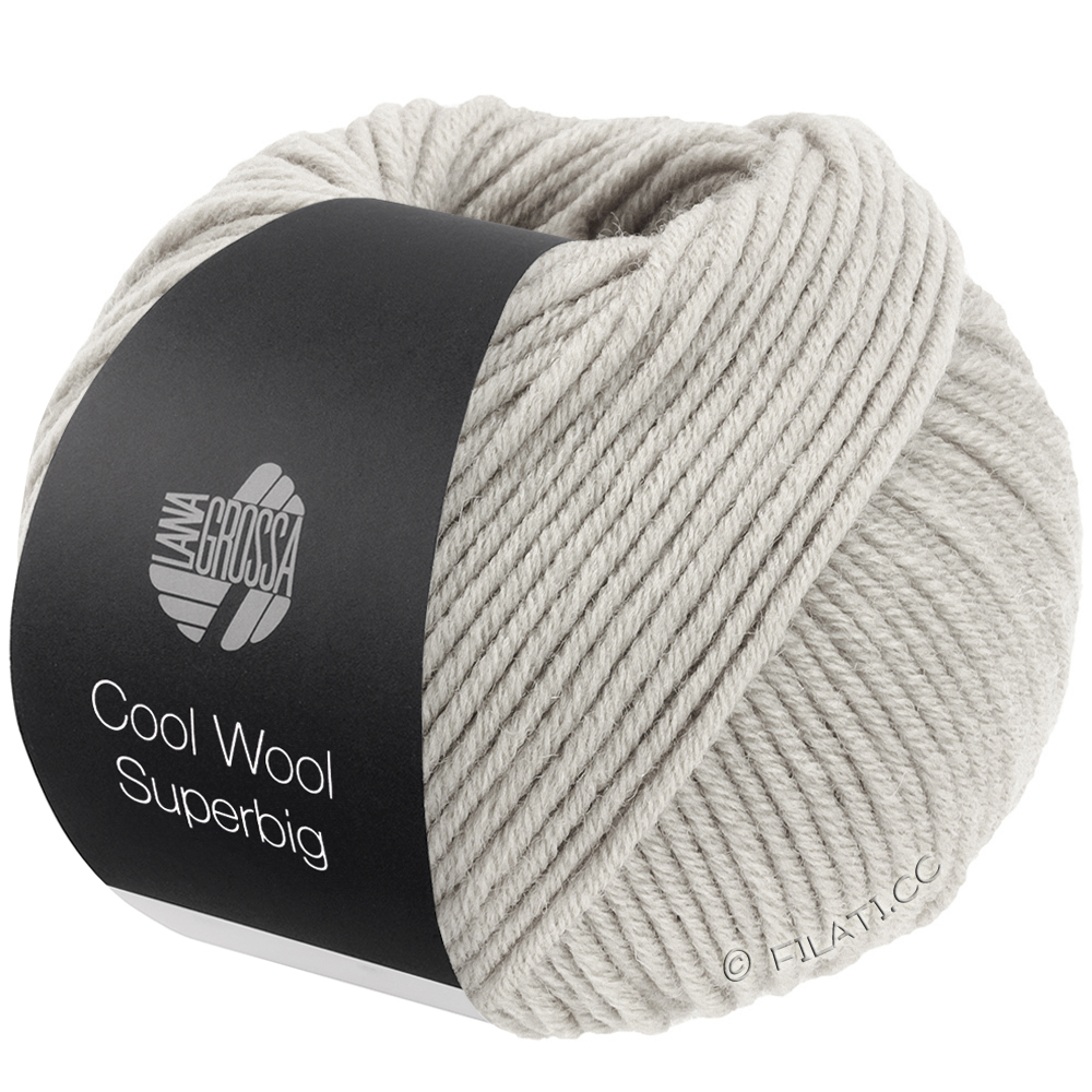 Lana Grossa COOL WOOL Superbig | 51-zilvergrijs
