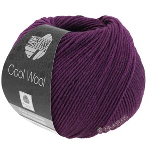 Lana Grossa COOL WOOL   Uni/Melange/Neon | 2023-donker violet
