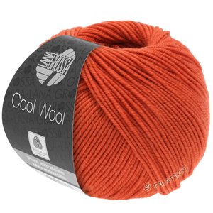 Lana Grossa COOL WOOL   Uni/Melange/Neon | 2066-oranjerood