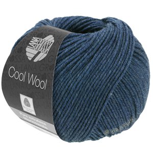 Lana Grossa COOL WOOL   Uni | 0490-donker blauw
