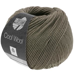 Lana Grossa COOL WOOL   Uni | 0558-grijs bruin