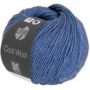 Lana Grossa COOL WOOL Mélange (We Care) | 1427-blauw mêleerd