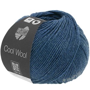 Lana Grossa COOL WOOL Mélange (We Care) | 1490-donker blauw gemêleerd