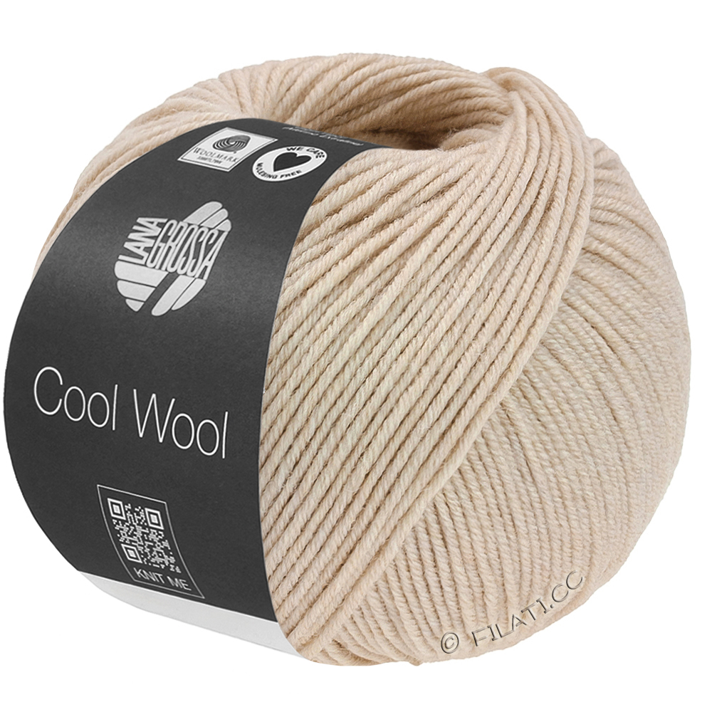 Lana Grossa COOL WOOL Mélange (We Care) | 1507-beige gemêleerd