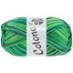 Lana Grossa COTONE Print/Spray/Mouliné | 311-smaragd/licht groen/petrol/royaal