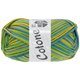 Lana Grossa COTONE Print/Spray/Mouliné | 352-appel groen/donker groen/blauw/geel